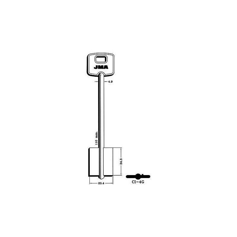 LLAVIN GORJA DE SEGURIDAD CI-4G