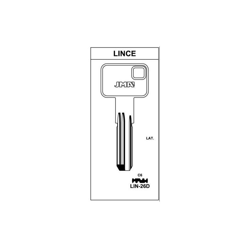 LLAVIN LATON SEGURIDAD LIN-26D