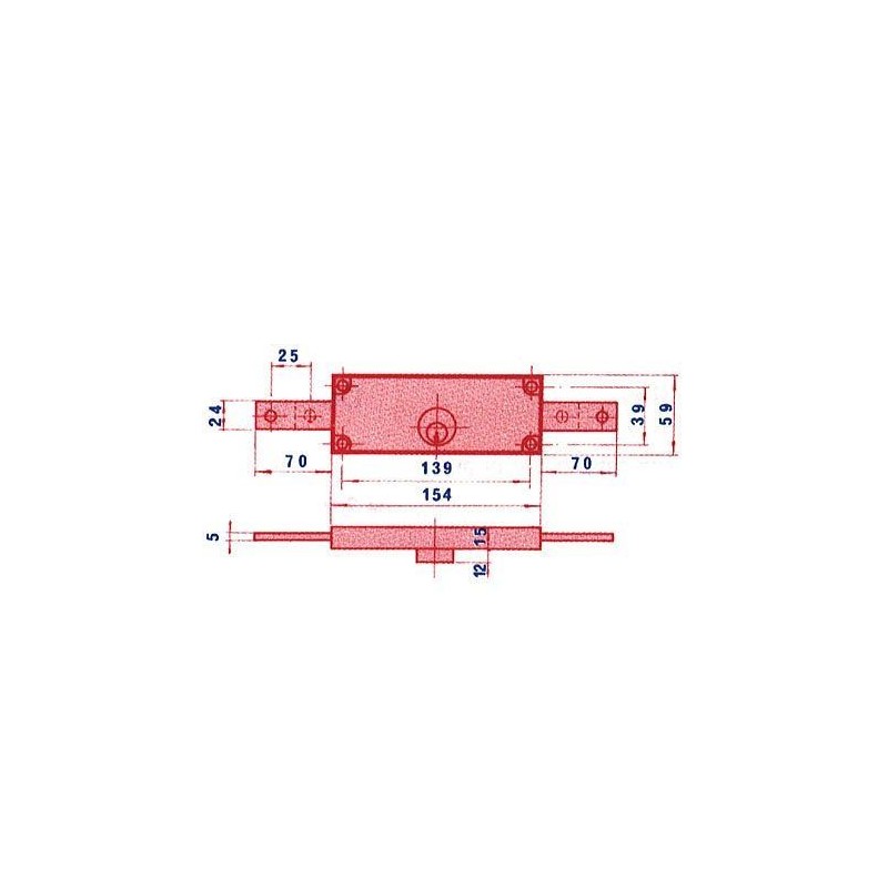 CERRADURA PUERTA METALICA 5511 HZ LINCE