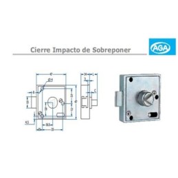 CERRADURA TRIANGULO 593