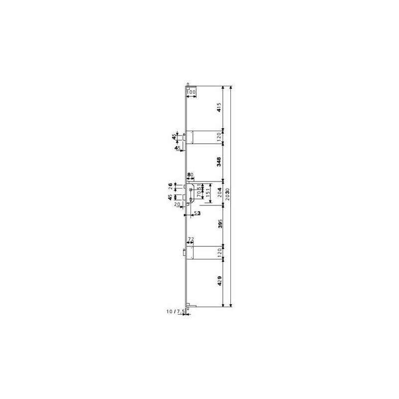 CERRADURA SEGURIDAD TLPN5/66/CE TESA