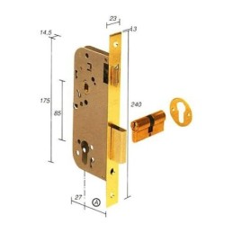 CERRADURA EMBUTIR 2030/40 HN