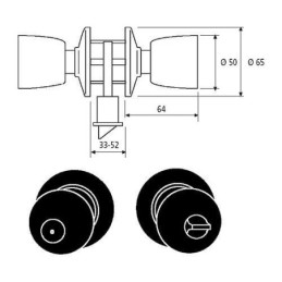 POMO SERIE 3503 UO/ LATON...