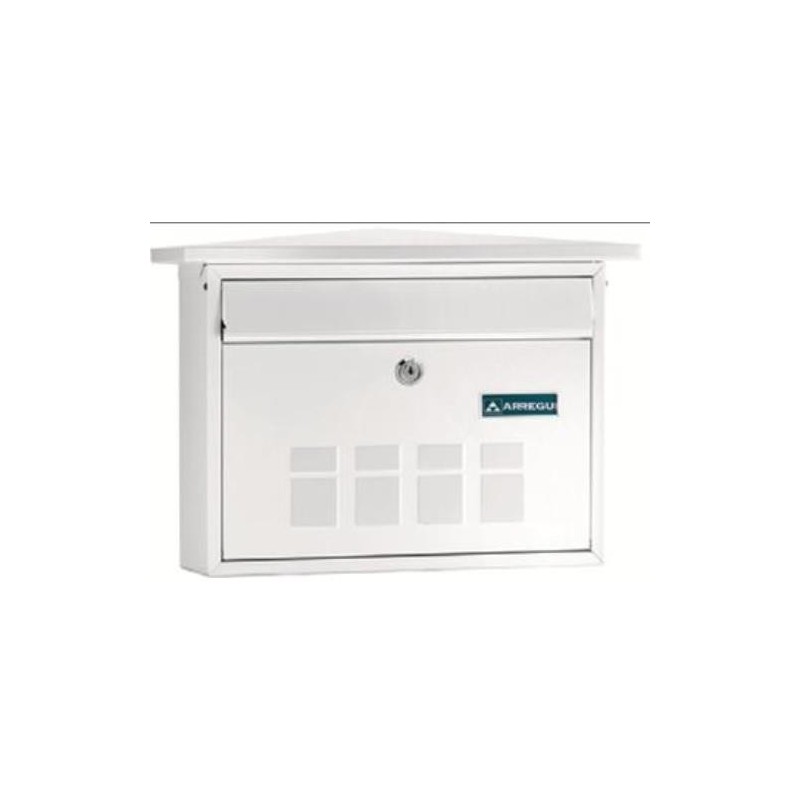 BUZON EXTERIOR ACERO DECO BLANCO E-5701