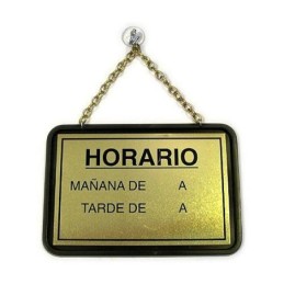 PLACA HORARIO-GRACIAS POR...