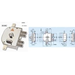 CERRADURA CR-3450 DCHA....
