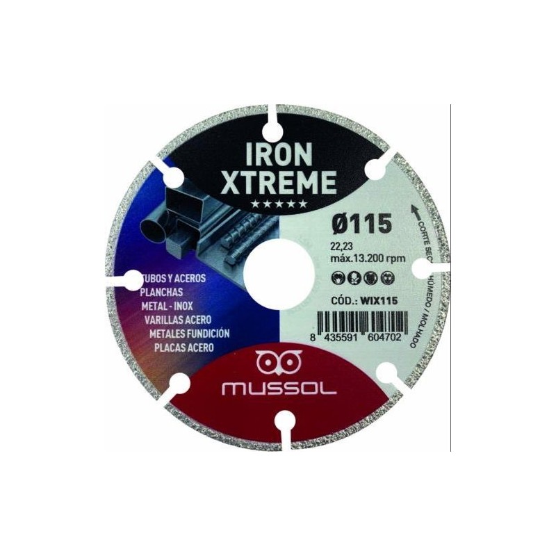 DISCO DIAMANTE IRON XTREM 115MM