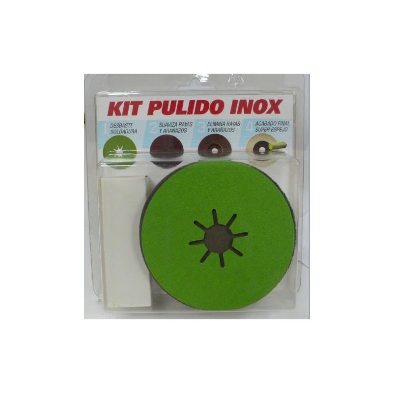 KIT PULIDO INOXIDABLE KIT PULIDO