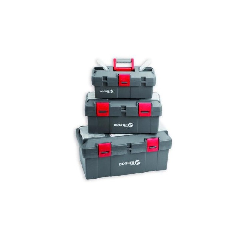 SET 3 CAJAS HERRAMIENTA PLASTICO 050-015