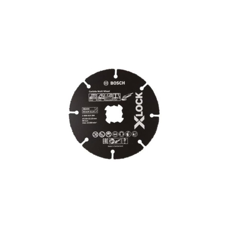 DISCO CORTE MULTIWHEEL 125 X 22,23 MM X-LOCK