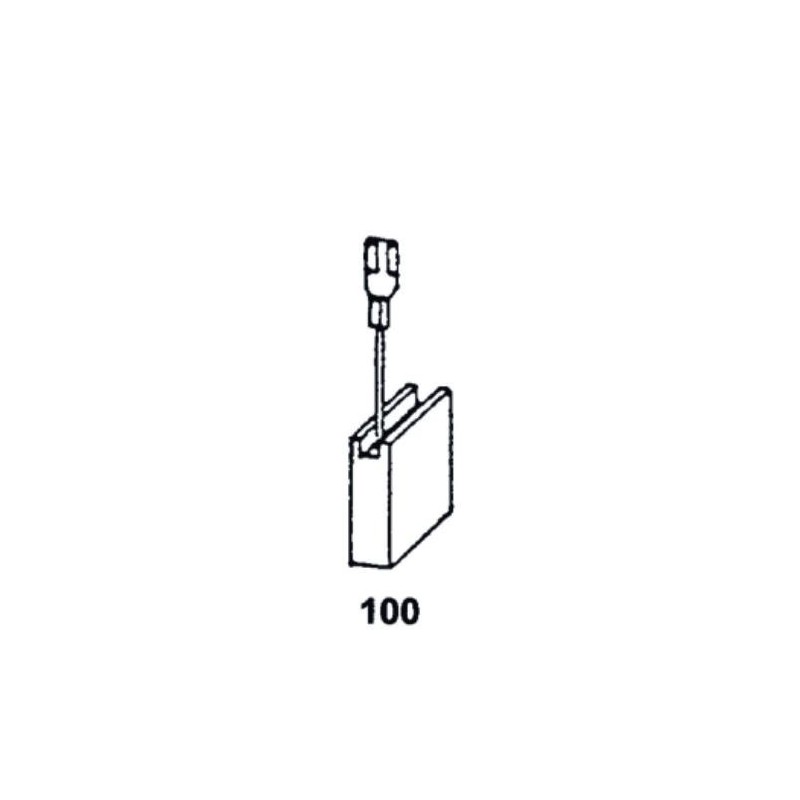 JUEGO ESCOBILLA PVC AEG/MILWAUKEE/SPIT 1366J