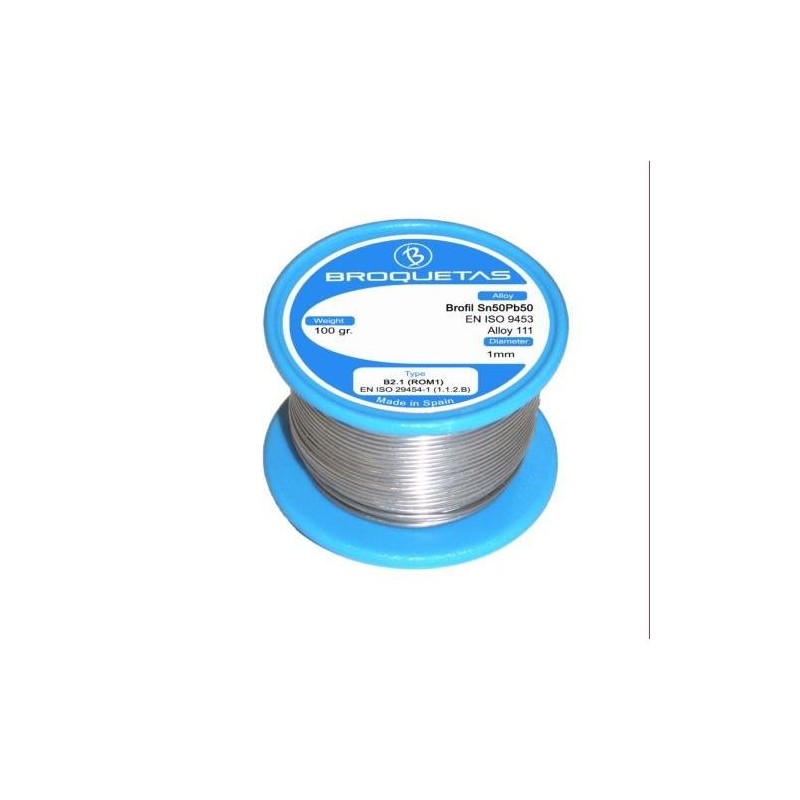 HILO SOLDAR BROFIL 50SN/50PB Ø1MM.100GR.C/FLUX