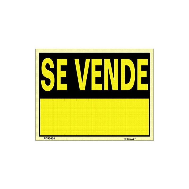 CARTEL PVC 40X30 SE VENDE