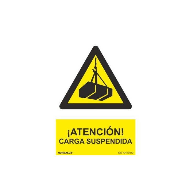 SEÑAL CARGA SUSPENDIDA