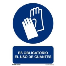 SEÑAL USO OBLIGATORIO GUANTES