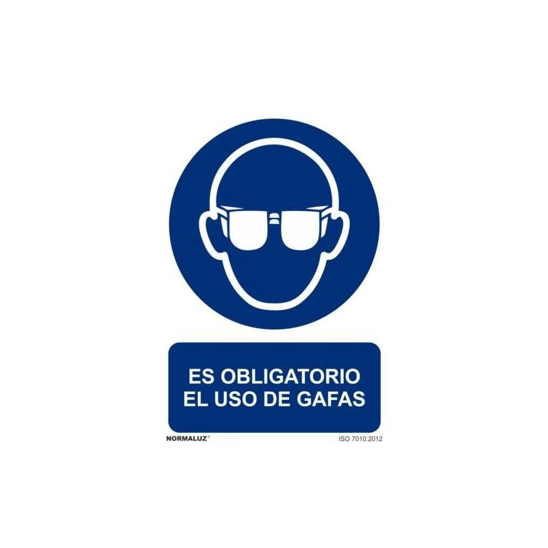 SEÑAL USO OBLIGATORIO GAFAS