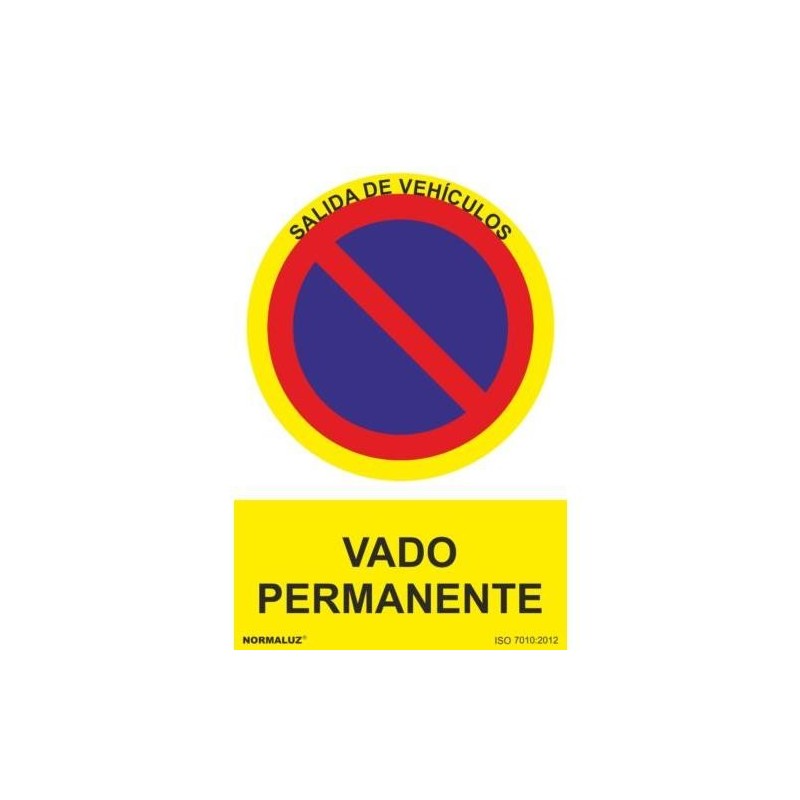 SEÑAL VADO PERMANENTE