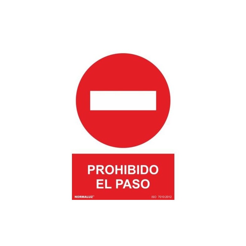 SEÑAL PROHIBIDO EL PASO