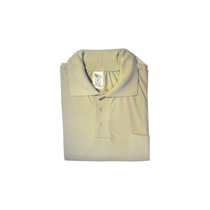 POLO GRANITO TECMAN CON BOLSILLO BEIGE XXXL