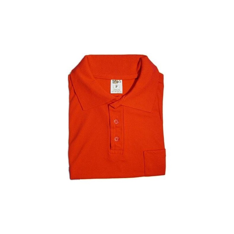 POLO GRANITO TECMAN CON BOLSILLO ROJO XXL