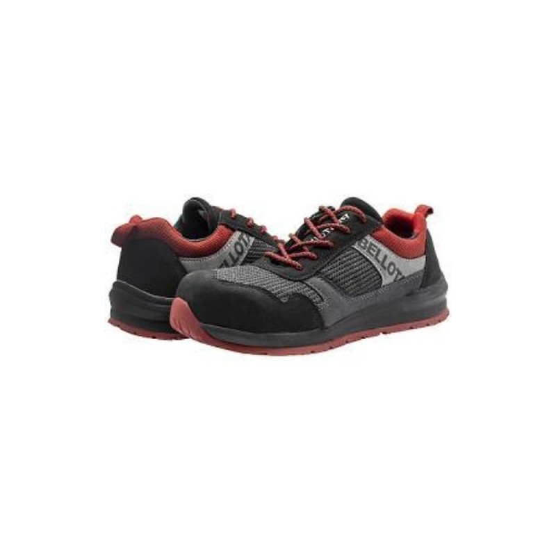 ZAPATO STREET NEGRO/ROJO 72350 BR S1P T-38