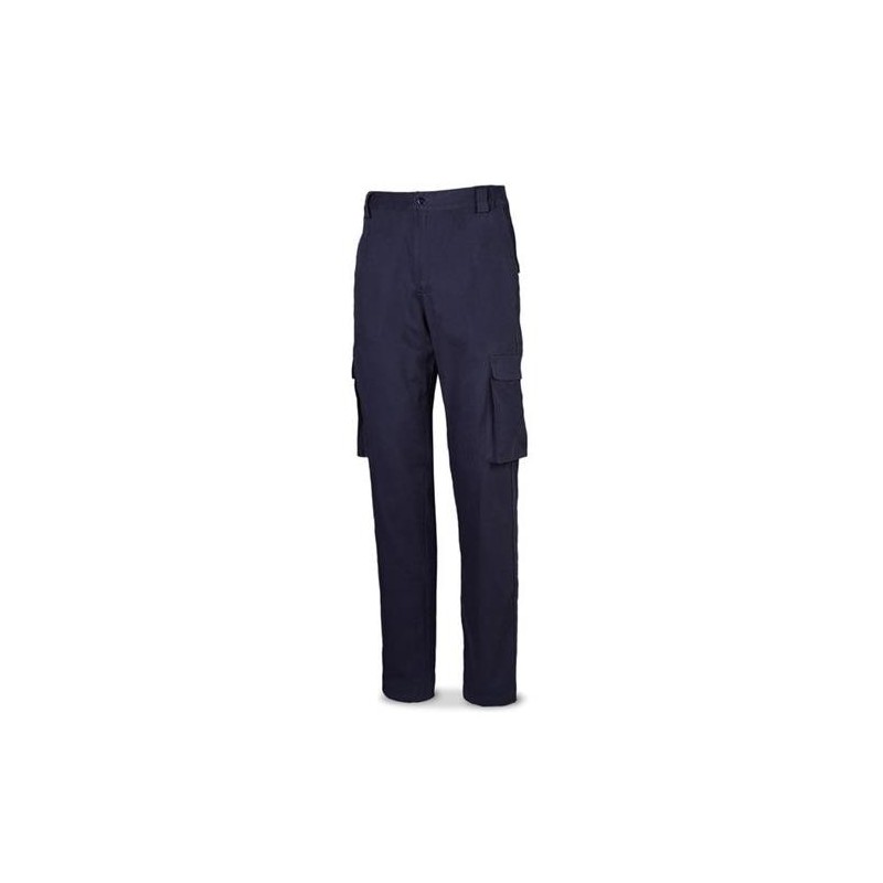 PANTALON STRETCH BASICO AZUL T-38