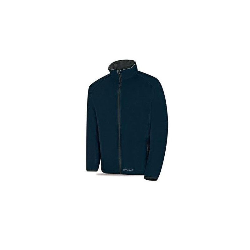 CAZADORA SOFTSHELL CUARZO AZUL MARINO TALLA L