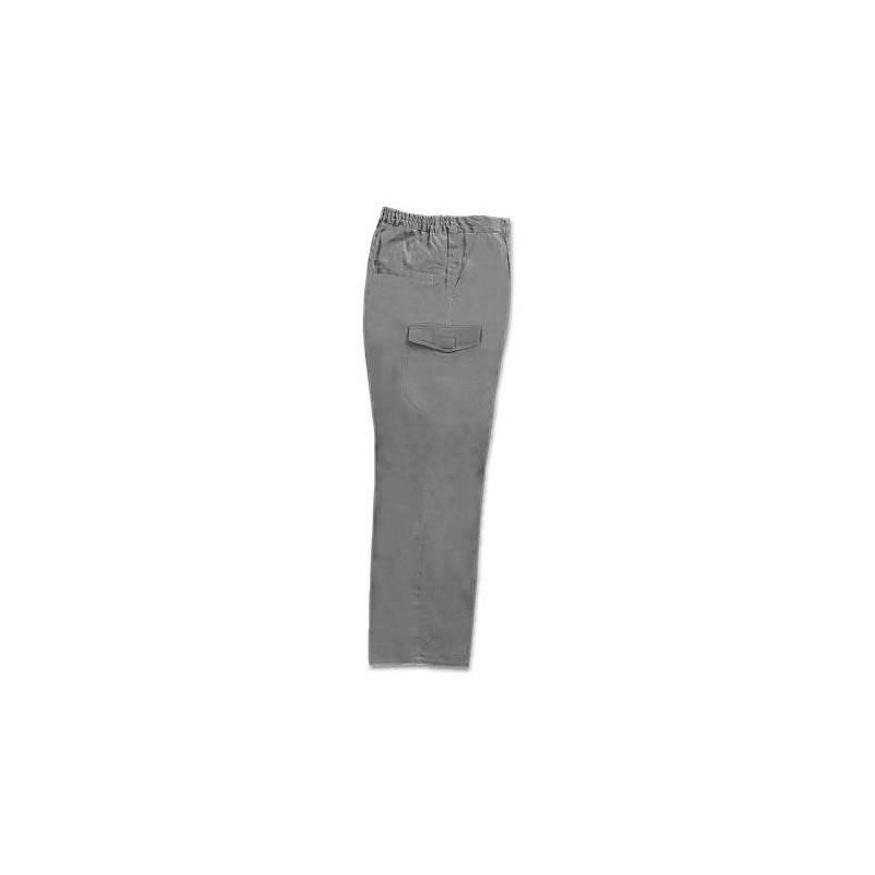 PANTALON MULTIBOLSILLOS TERGAL GRIS 38