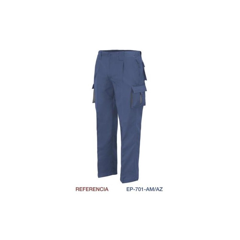 PANTALON MULTIBOLSILLOS C/REFUERZO MNO. L9000 T-50