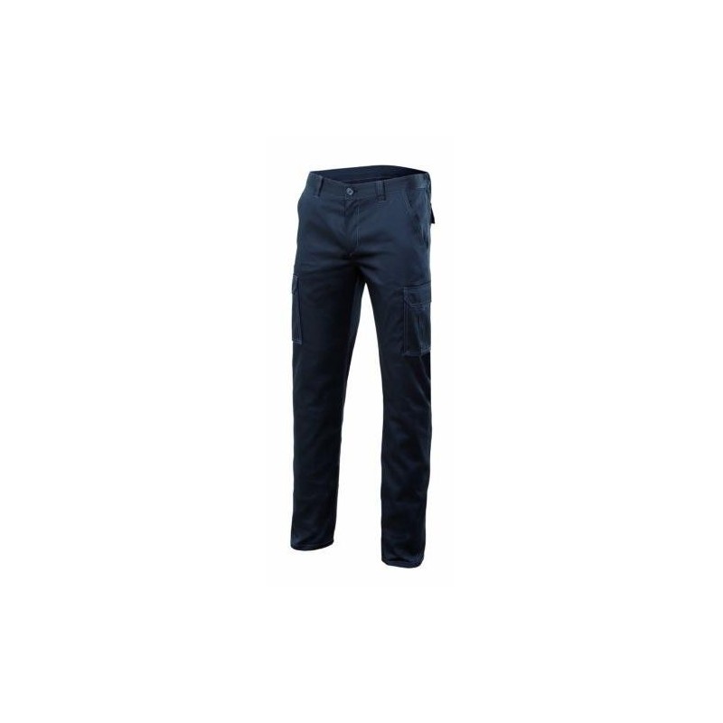 PANTALON ALGODON/FIBRA/POLIESTER STRETCH NEGRO T38