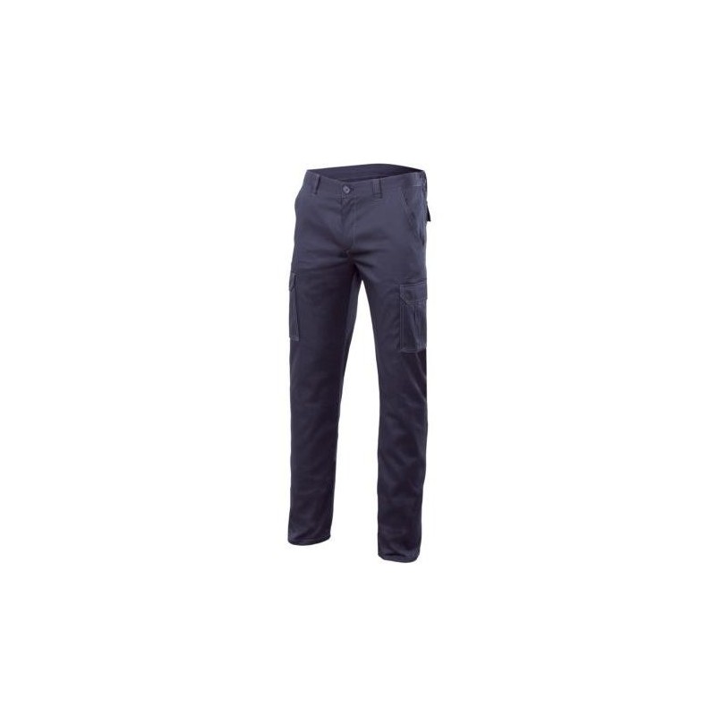 PANTALON ALGODON/FIBRA/POLIESTER STRETCH MARINO 44