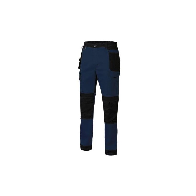 PANTALON CANVAS STRETCH AZUL MAR./NEGRO T- S