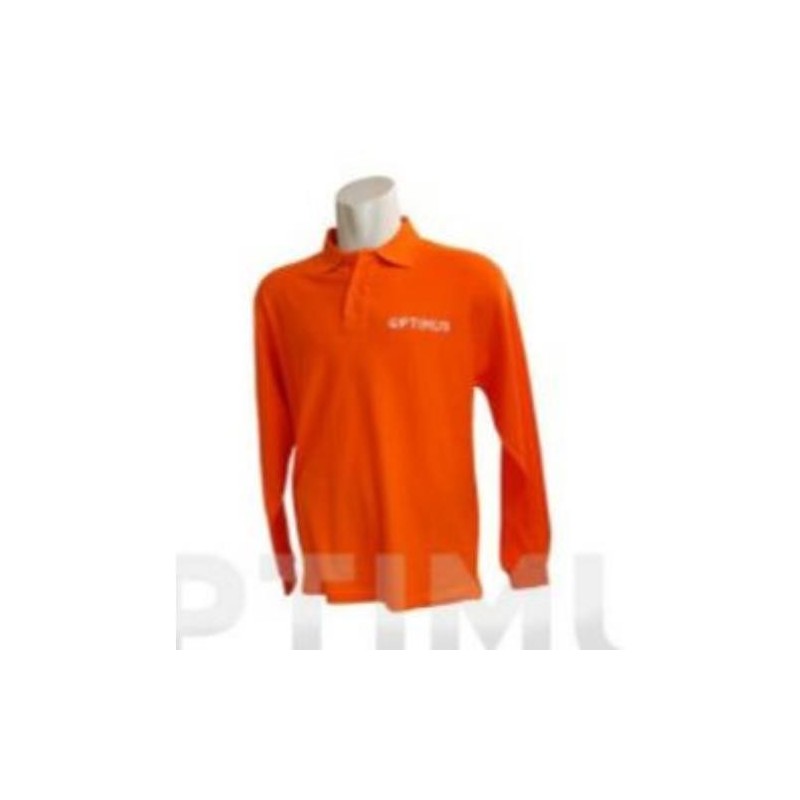 POLO MANGA LARGA OPTIMUS NARANJA XXL