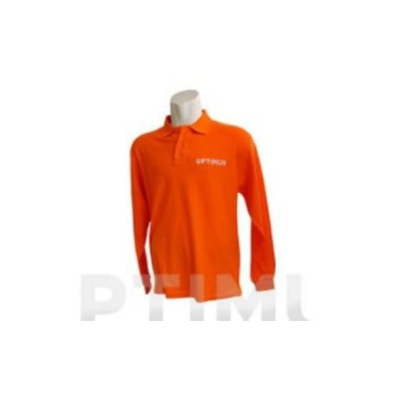 POLO MANGA LARGA OPTIMUS NARANJA XS