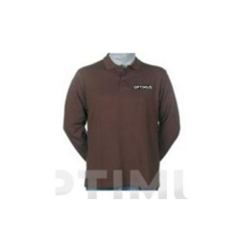 POLO MANGA LARGA OPTIMUS MARRON XXXL