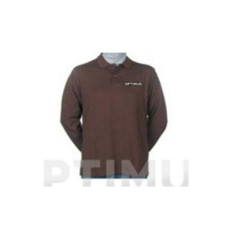 POLO MANGA LARGA OPTIMUS MARRON XL