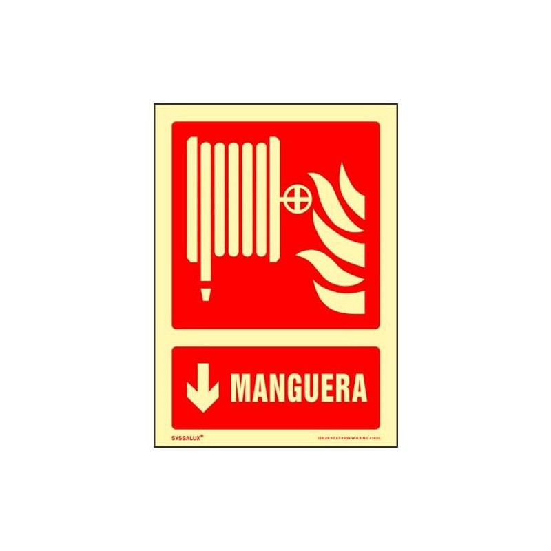 CARTEL PVC LUMINISCENTE MANGUERA 602829PF