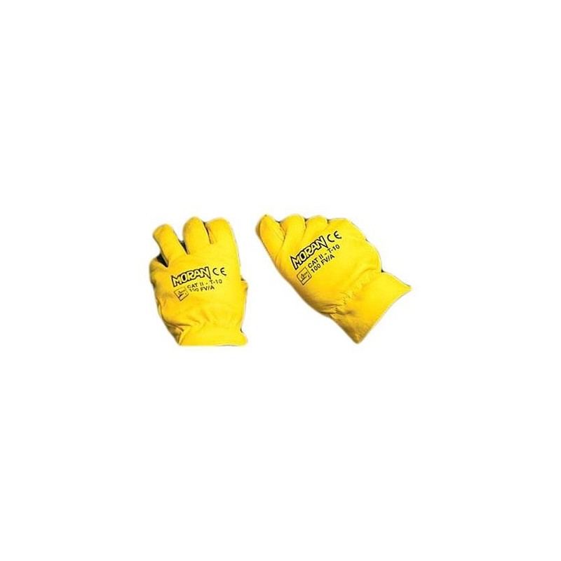 GUANTES FLOR AMARILLO PAR TALLA 8 100FVA PAR