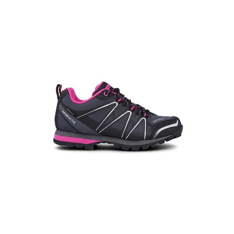 ZAPATO TREK LUCIA GRIS-FUCSIA T-39