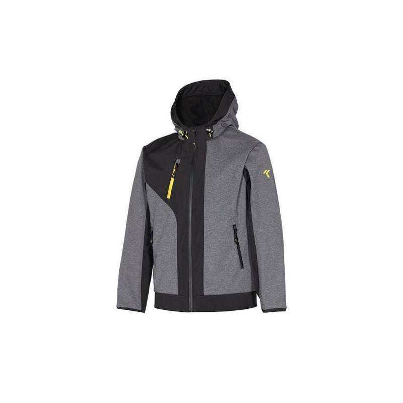 CHAQUETA ISSA LINE RUSH GRIS/NEGRO T-S 04526B