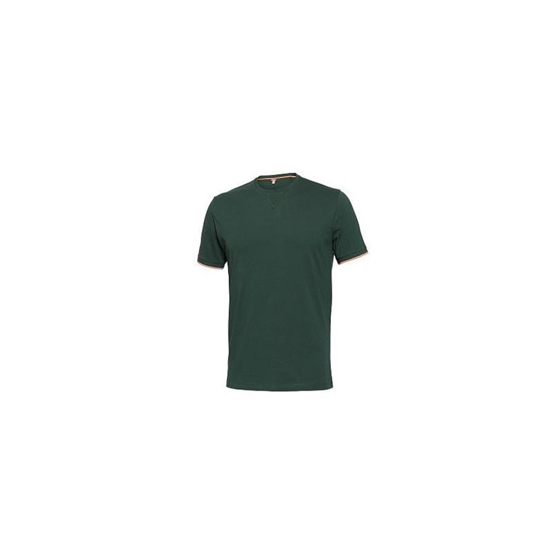 CAMISETA RAPALLO 100% COTONE VDE.OSCURO 8182 T-S