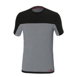 CAMISETA STRETCH GRIS/NEGRO...