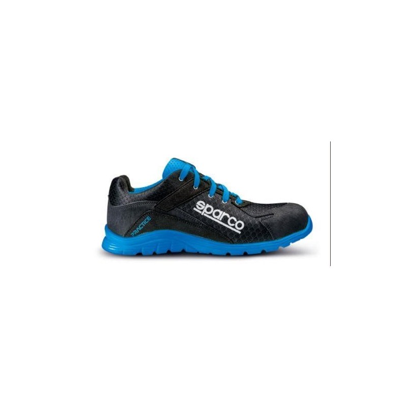 ZAPATILLA PRACTICE NRAZ S1P SRC NEGRA/AZUL T-38