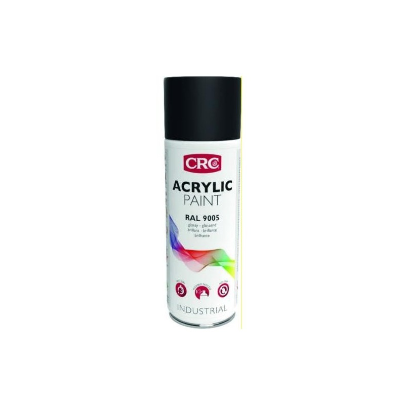 PINTURA SPRAY ACRILICA 9005 NEGRO BRILLO 400ML