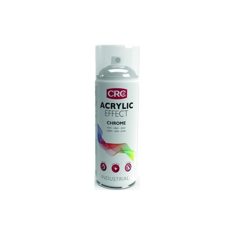 PINTURA SPRAY ACRILICA EFECTO CROMO PLATA 400ML