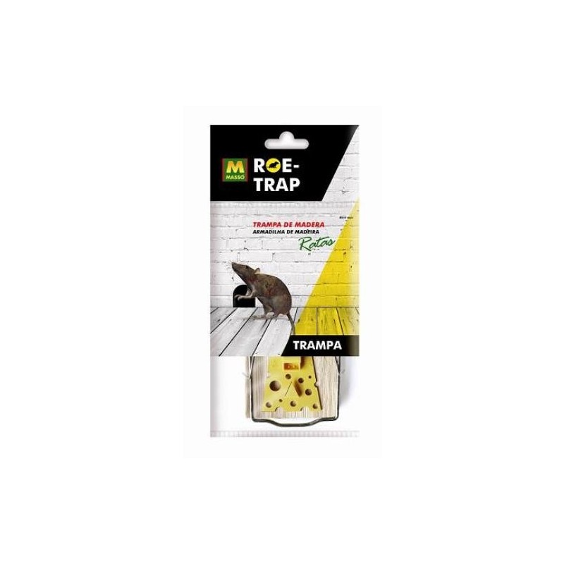 TRAMPA DE MADERA PARA RATAS ROE-TRAP 231592