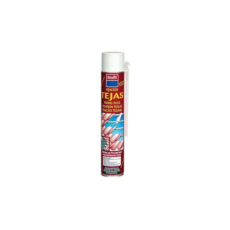 ESPUMA POLIURETANO PARA TEJAS 750 ML. CANULA 50175