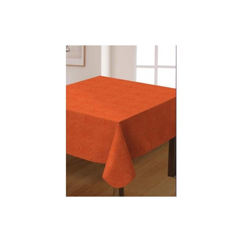 MANTEL TEXTIL 140 CM.X 25 METROS NARANJA (ROLLO)