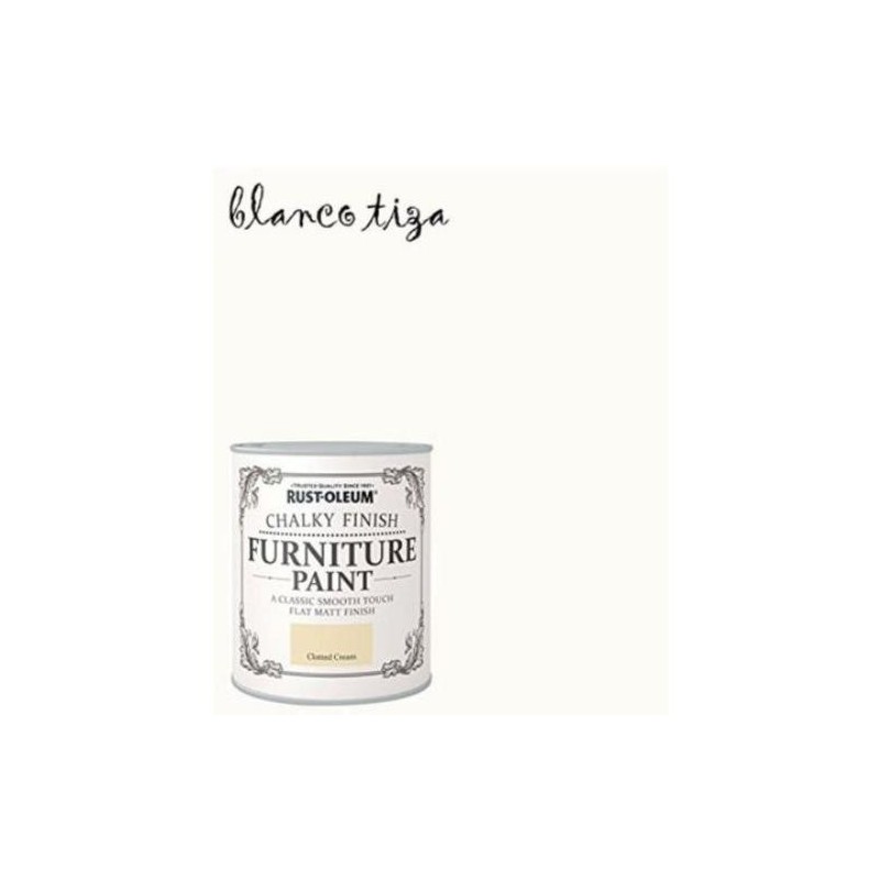 PINTURA MUEBLES 750ML.CHALKY FINISH BLANCO TIZA