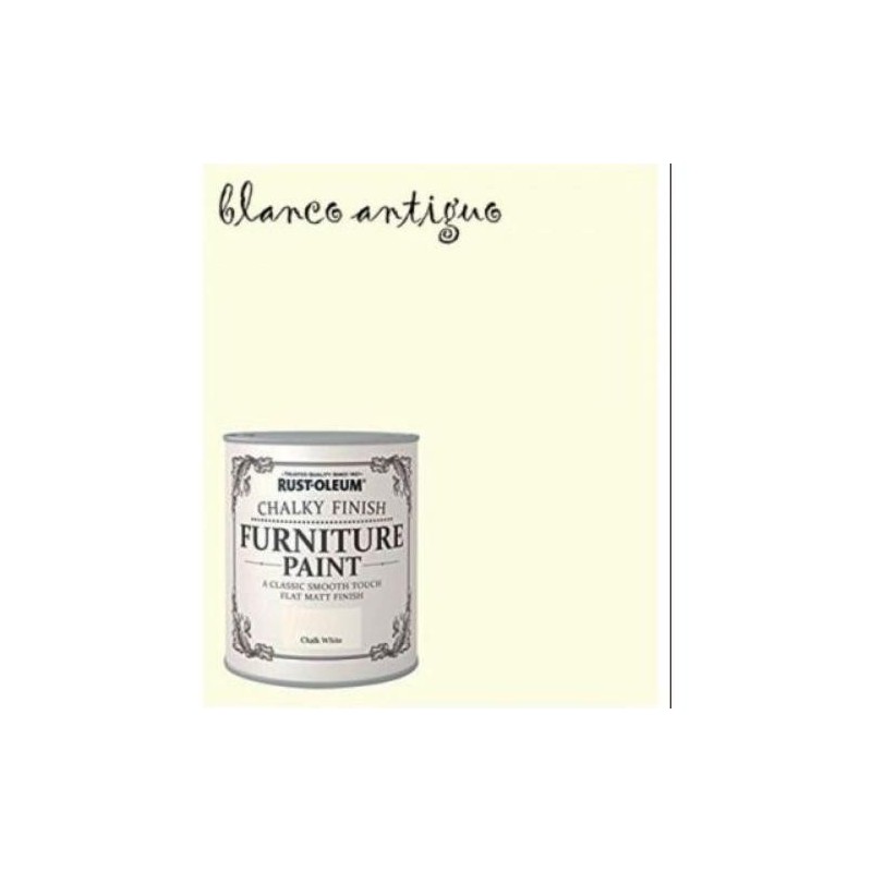 PINTURA MUEBLES 750ML.CHALKY FINISH BLANCO ANTIGUO